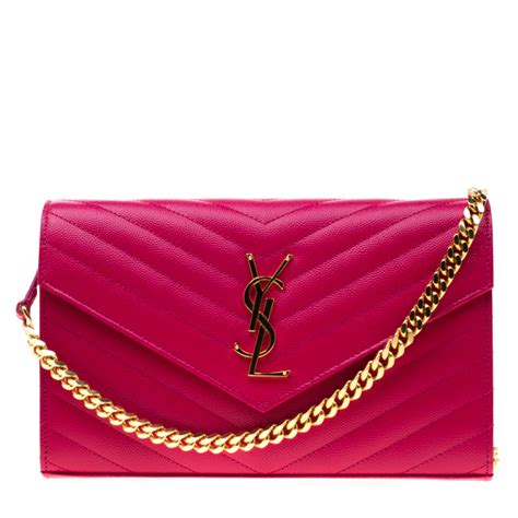 ysl fushcia wallet|Buy Saint Laurent Wallet 'Fuchsia Couture' .